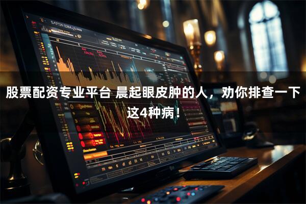 股票配资专业平台 晨起眼皮肿的人，劝你排查一下这4种病！