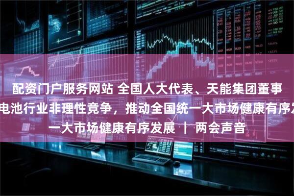 配资门户服务网站 全国人大代表、天能集团董事长张天任：抵制电池行业非理性竞争，推动全国统一大市场健康有序发展 ｜ 两会声音